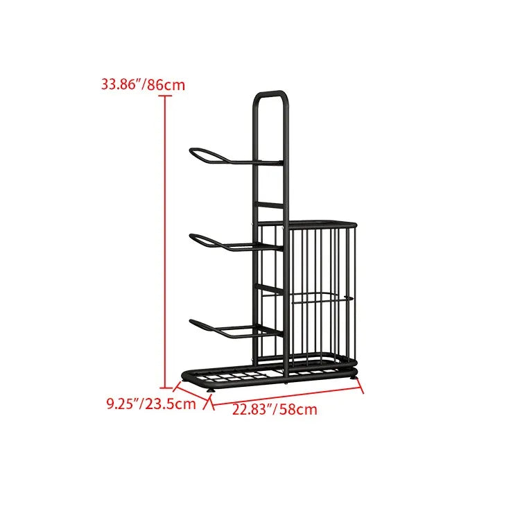 Multi-Tier Sports Storage Rack for Ball & Equipment Organization - hsen-2027