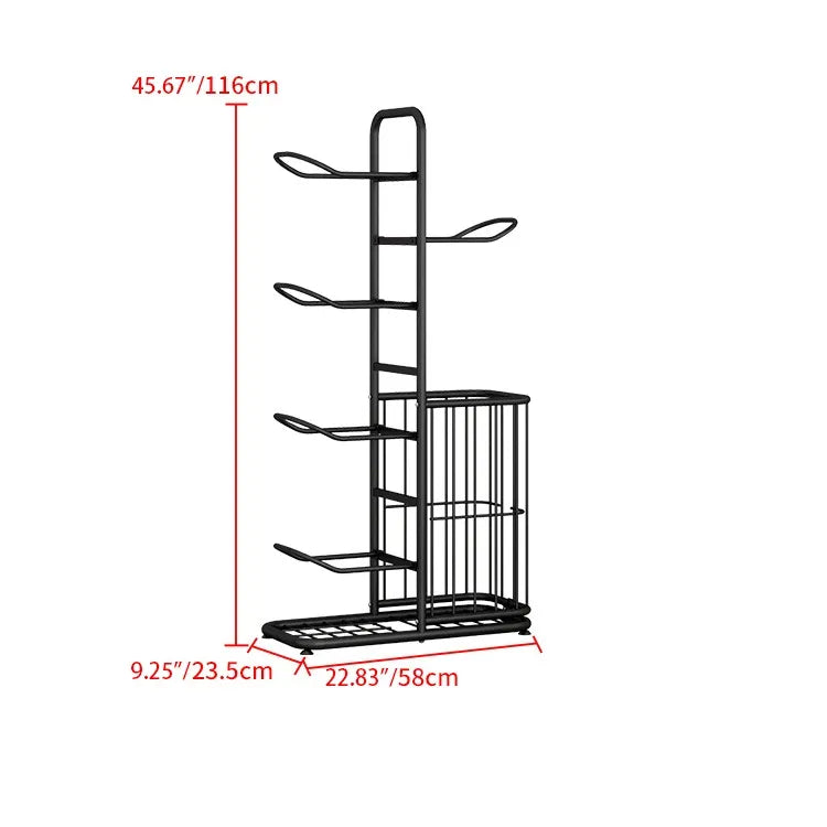 Multi-Tier Sports Storage Rack for Ball & Equipment Organization - hsen-2027