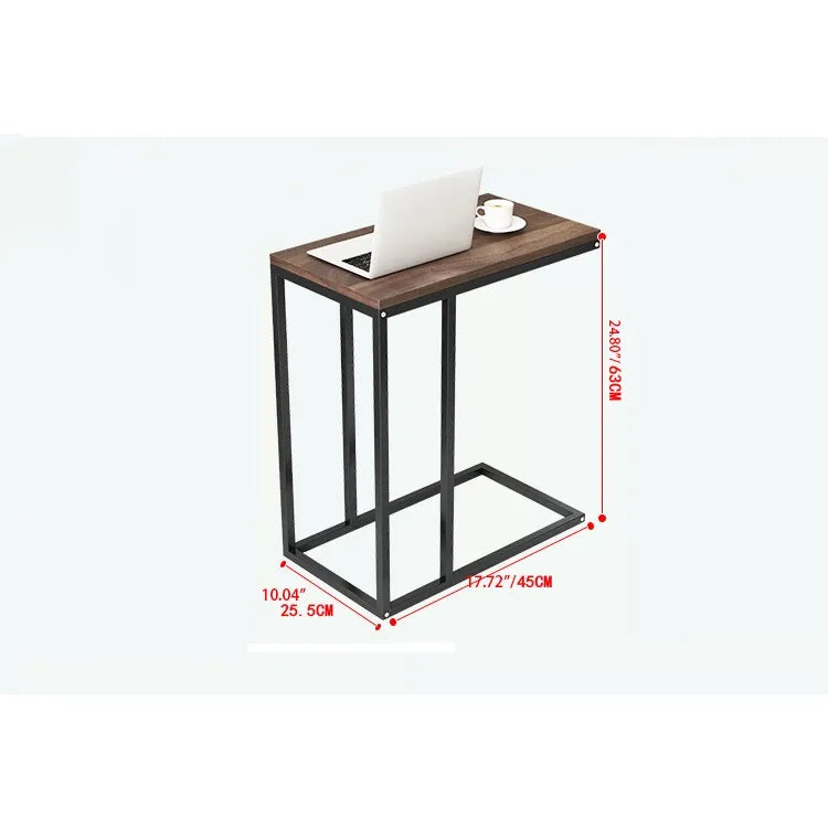 Industrial Chic Coffee Table with Metal Frame and Wood Top for Modern Living Spaces hsen-2032