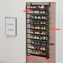 Over-the-Door Shoe Storage Rack - Maximize Space with Style hsen-2035