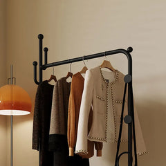 Stylish Metal Wood Coat Hanger with Storage Cabinet - Modern Entryway Organizer hsj-2250
