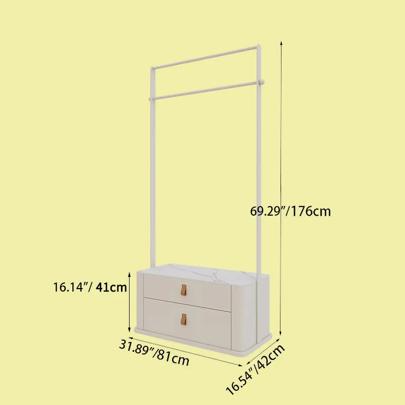Stylish Coat Hanger with Sintered Stone Base - Elegant Home Organizer hsj-2268