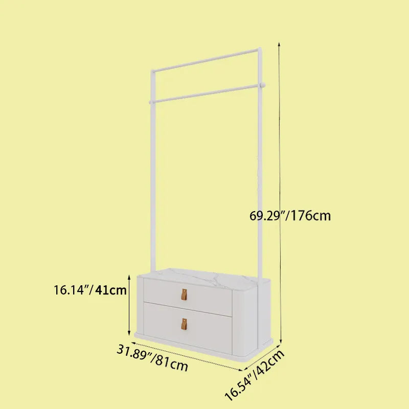 Stylish Coat Hanger with Sintered Stone Base - Elegant Home Organizer hsj-2268