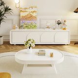 Modern Sleek White Coffee Table - Elegant Design for Stylish Living Rooms HSJ-2269