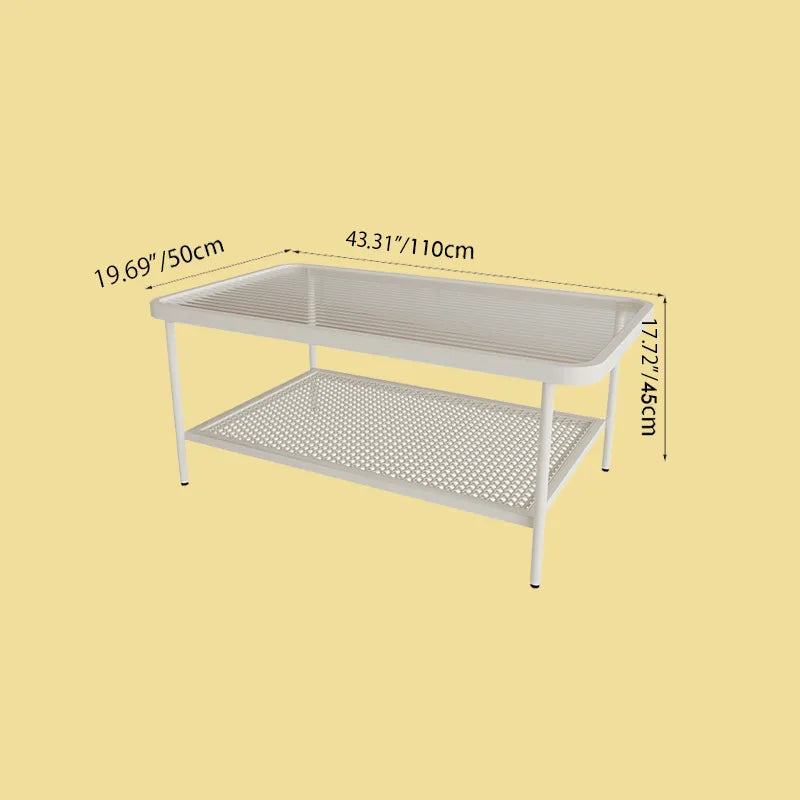 Modern Tempered Glass Coffee Table hsj-2271 - Sleek Design for Stylish Living Rooms