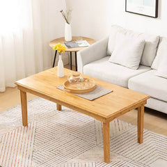 Rectangular Bamboo Coffee Table - Simple Style for LIvingroom hsl-125