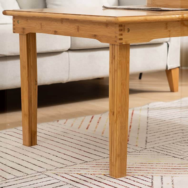 Rectangular Bamboo Coffee Table - Simple Style for LIvingroom hsl-125