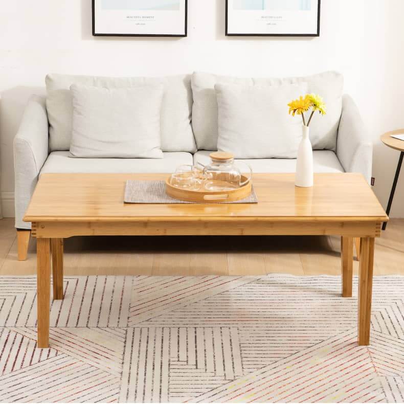 Rectangular Bamboo Coffee Table - Simple Style for LIvingroom hsl-125