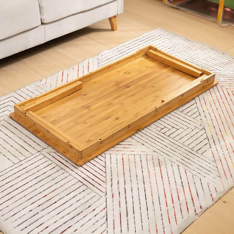 Rectangular Bamboo Coffee Table - Simple Style for LIvingroom hsl-125