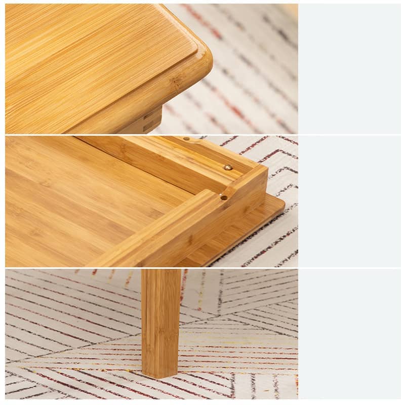 Rectangular Bamboo Coffee Table - Simple Style for LIvingroom hsl-125