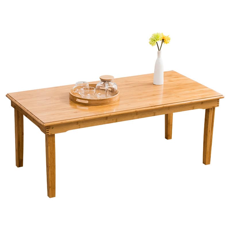 Rectangular Bamboo Coffee Table - Simple Style for LIvingroom hsl-125