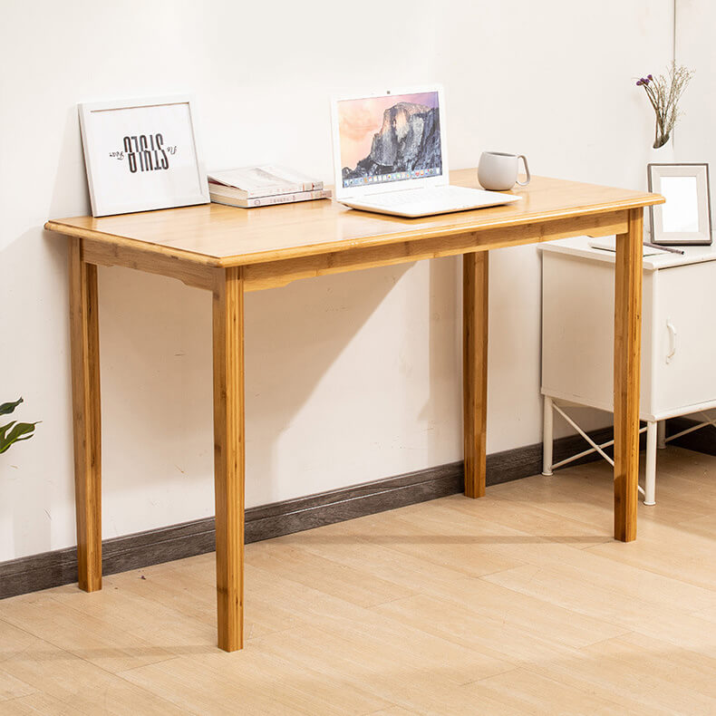 Stunning Natural Wood Color Bamboo Table - Perfect for Modern Interiors hsl-129