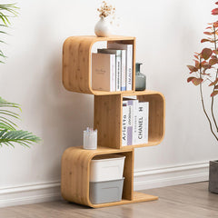 Stylish Natural Wood Bamboo Storage Rack - Perfect for Home Organization hsl-130