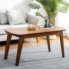 Pull-out Bamboo Coffee Table – Modern Natural Wood Finish for LIvingroom hsl-132