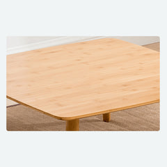 Square Bamboo Coffee Table with Foldable Legs – Modern and simple for Livingroom hsl-134