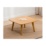 Square Bamboo Coffee Table with Foldable Legs – Modern and simple for Livingroom hsl-134
