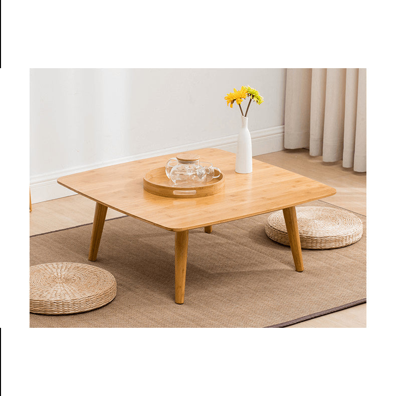 Square Bamboo Coffee Table with Foldable Legs – Modern and simple for Livingroom hsl-134