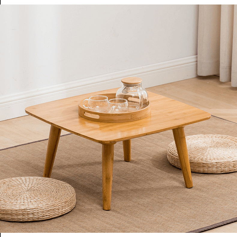 Square Bamboo Coffee Table with Foldable Legs – Modern and simple for Livingroom hsl-134