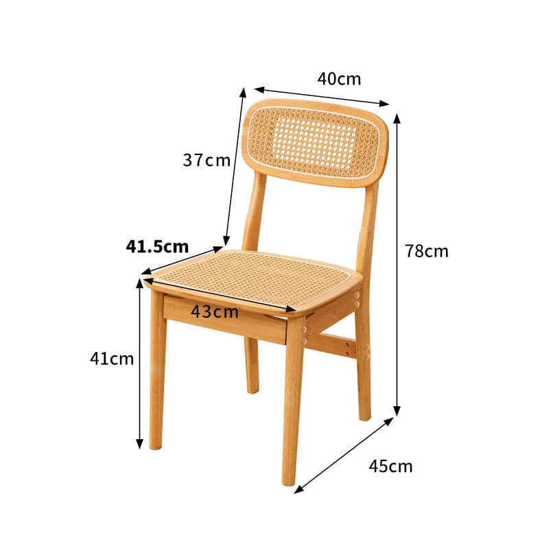 Minimalistic Bamboo Dining Chair with Durable ABS Resin for Diningroom hsl-70