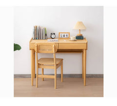 Elegant Natural Bamboo Wood Desk - Premium Quality for Modern Homes hsl-71