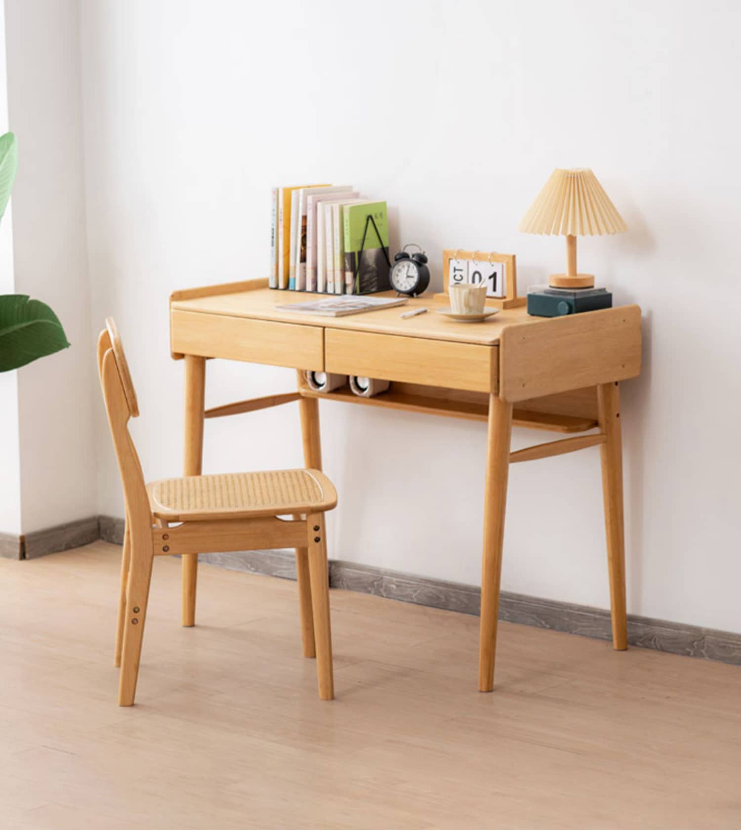 Elegant Natural Bamboo Wood Desk - Premium Quality for Modern Homes hsl-71