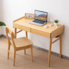 Elegant Natural Bamboo Wood Desk - Premium Quality for Modern Homes hsl-71