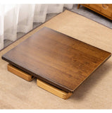 Square Bamboo Coffee Table Foldable for Living Rooms Modern Style hsl-93