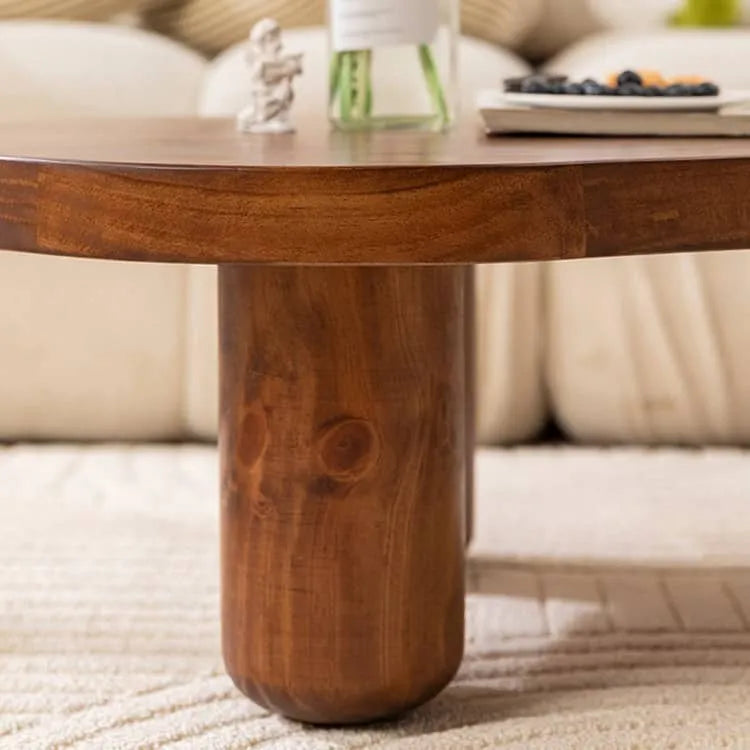 Stylish Pine Wood Coffee Table - Modern Elegance for Living Room Hsyj-2278