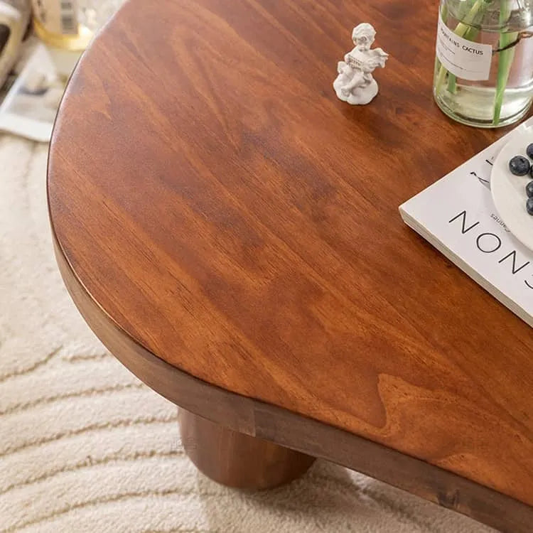 Stylish Pine Wood Coffee Table - Modern Elegance for Living Room Hsyj-2278