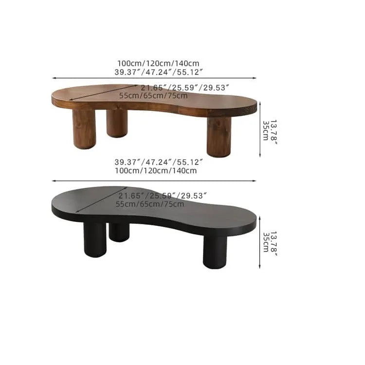 Stylish Pine Wood Coffee Table - Modern Elegance for Living Room Hsyj-2278