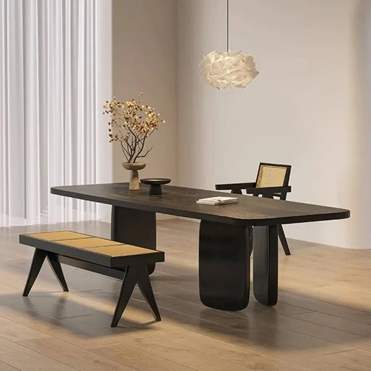 Sleek Modern Pine Wood Dining Table - Elevate Your Home Decor hsyj-2280