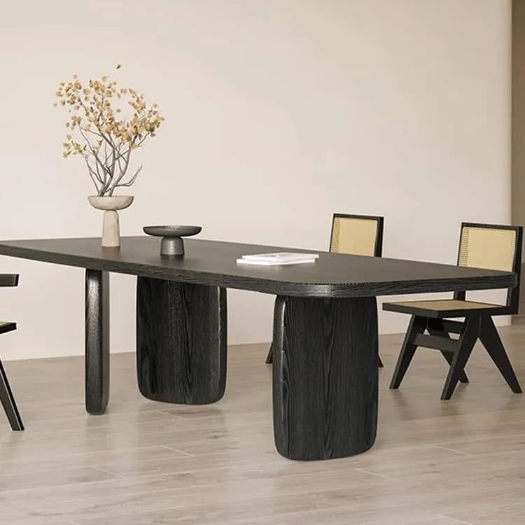 Sleek Modern Pine Wood Dining Table - Elevate Your Home Decor hsyj-2280