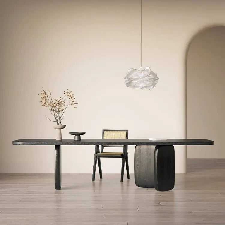 Sleek Modern Pine Wood Dining Table - Elevate Your Home Decor hsyj-2280