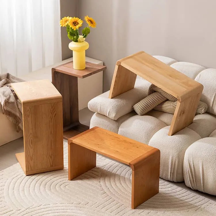 Versatile Pine and Oak Wood Coffee Table - Elegant and Functional Design hsyj-2285