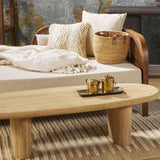 Sleek Pine Wood Coffee Table - Modern Coffee Table Design for Stylish Living Spaces hty-2057