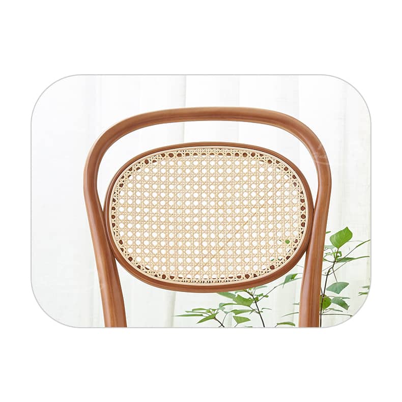 Minimalistic Solid Wood Dining Chair with Rattan or Cushion Seat for Dining Room htzm-1517