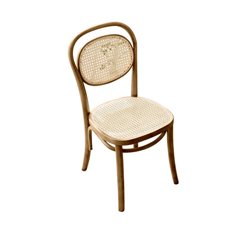 Minimalistic Solid Wood Dining Chair with Rattan or Cushion Seat for Dining Room htzm-1517