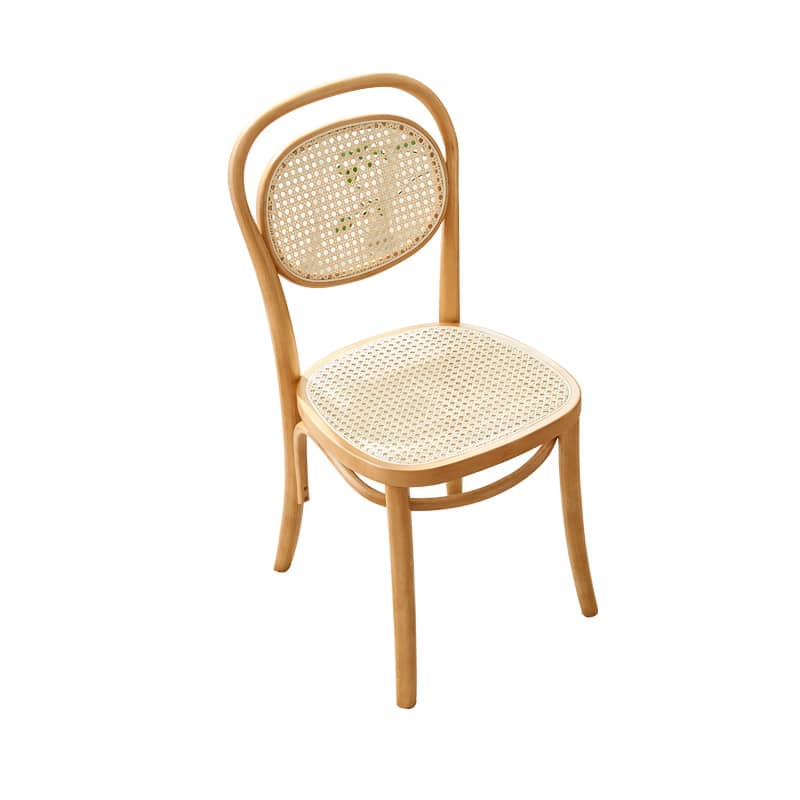 Minimalistic Solid Wood Dining Chair with Rattan or Cushion Seat for Dining Room htzm-1517