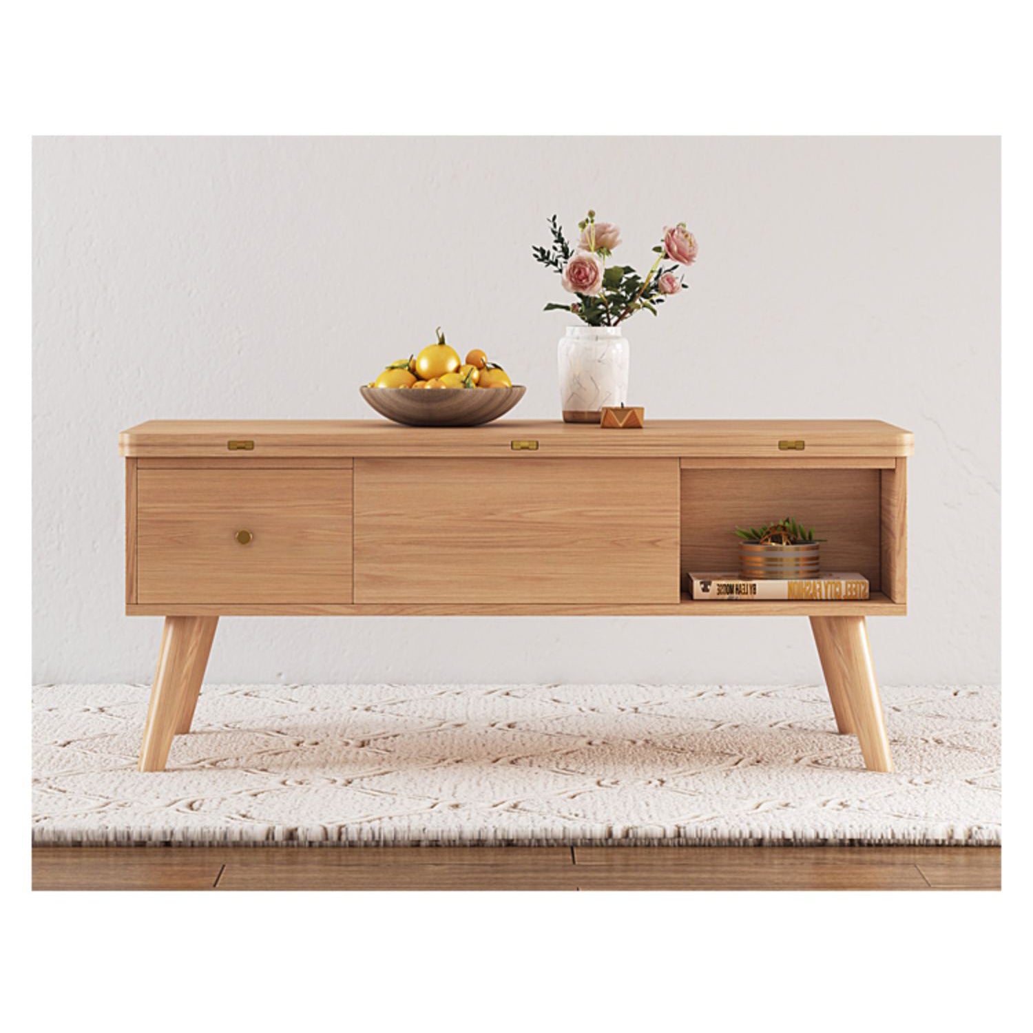 Rectangular Coffee Table with Lift-Top - Modern Design with Storage hx-1564