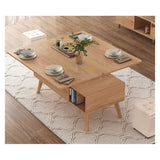 Rectangular Coffee Table with Lift-Top - Modern Design with Storage hx-1565