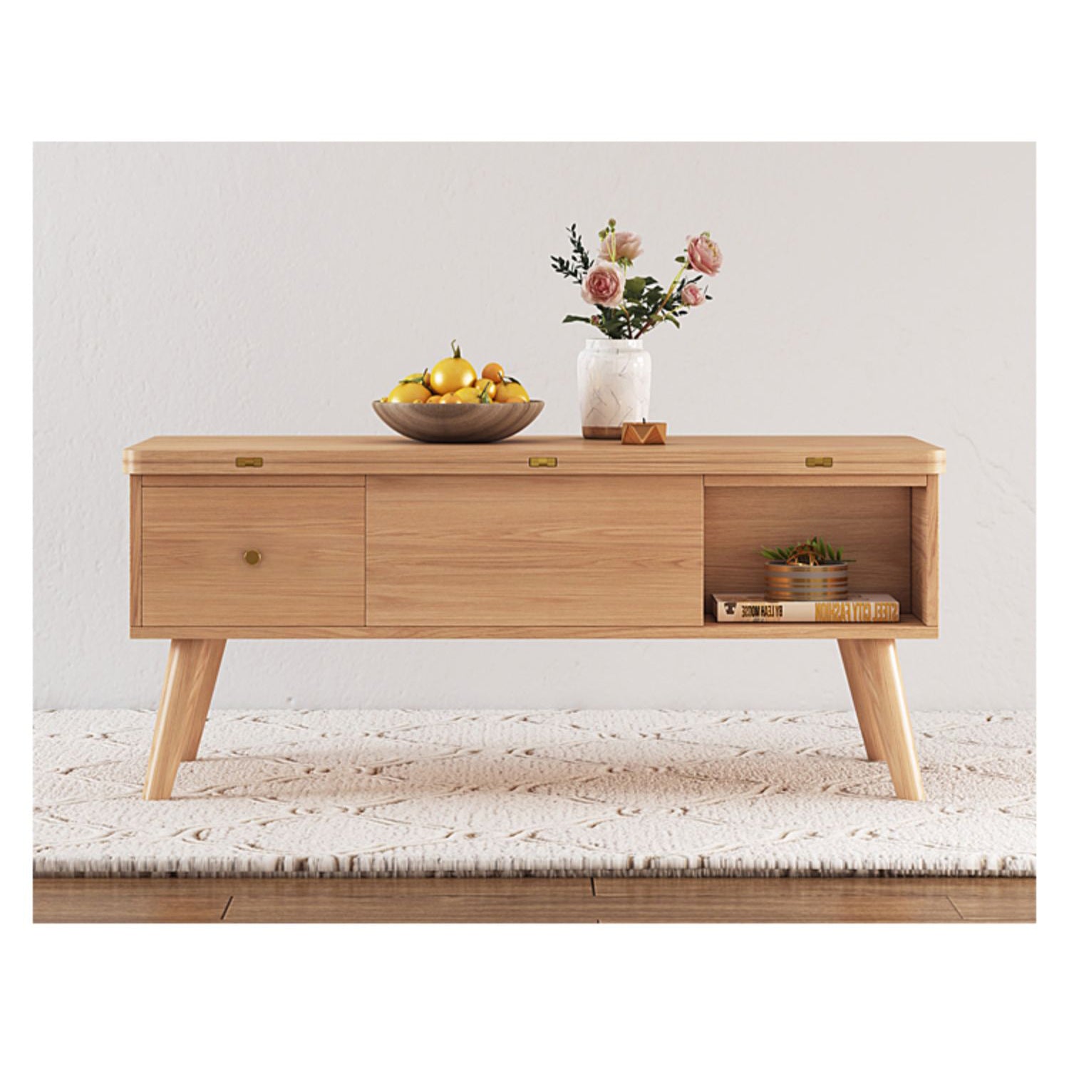 Rectangular Coffee Table with Lift-Top - Modern Design with Storage hx-1565