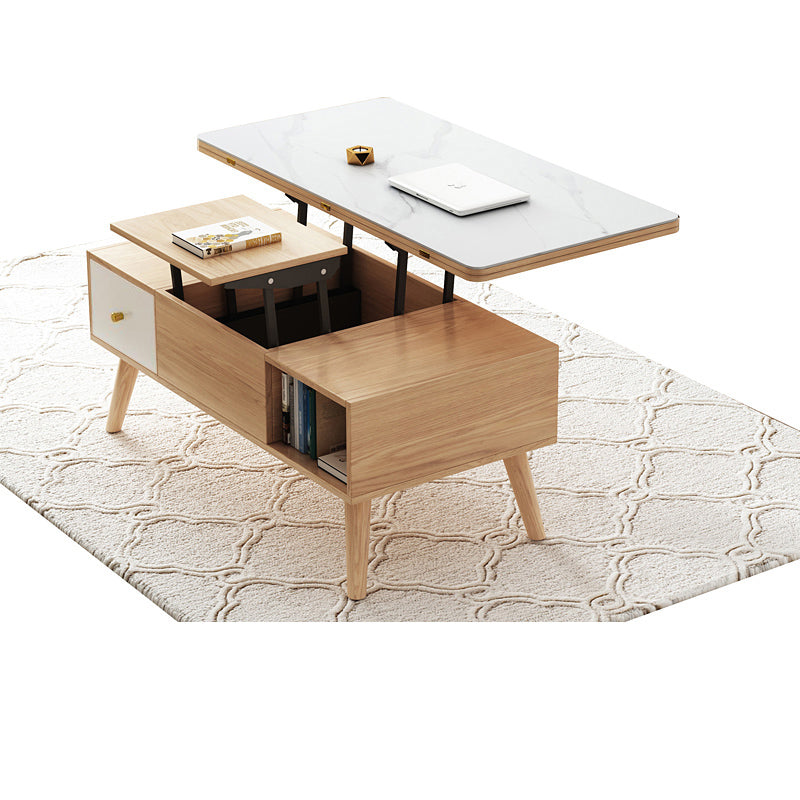 Rectangular Coffee Table with Lift-Top - Modern Design with Storage hx-1565