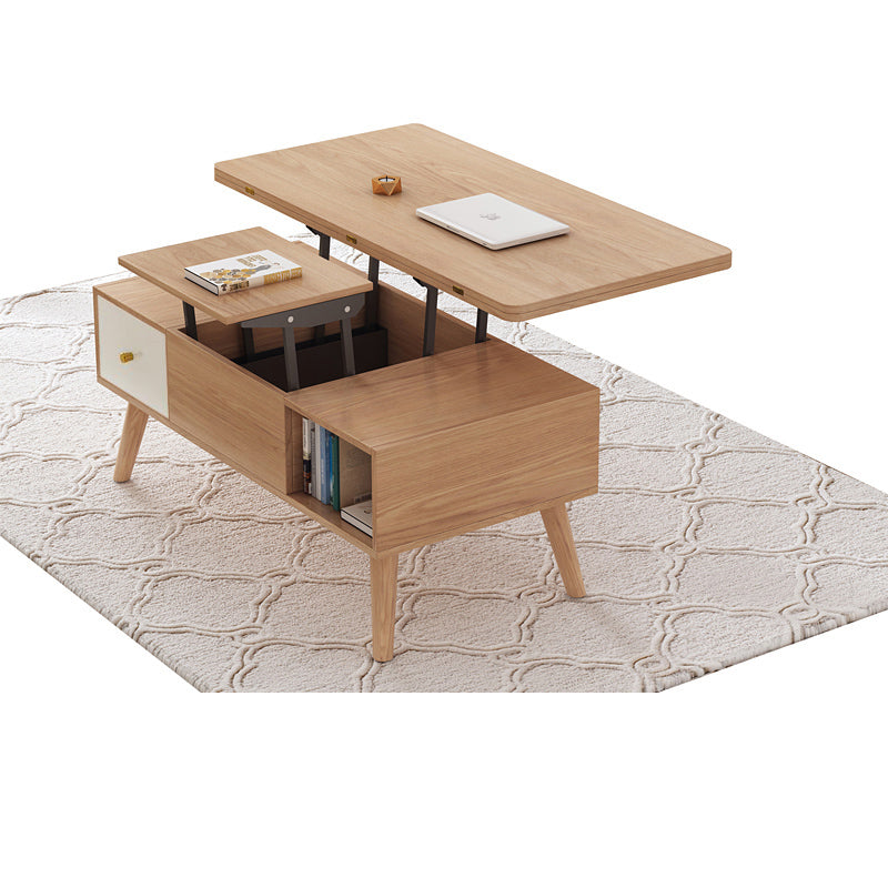 Rectangular Coffee Table with Lift-Top - Modern Design with Storage hx-1565