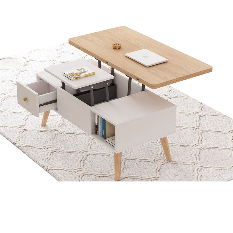 Rectangular Coffee Table with Lift-Top - Modern Design with Storage hx-1565