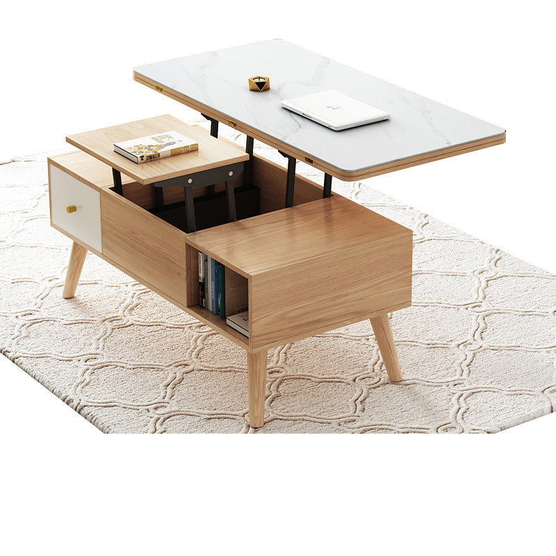 Rectangular Coffee Table with Lift-Top - Modern Design with Storage hx-1565