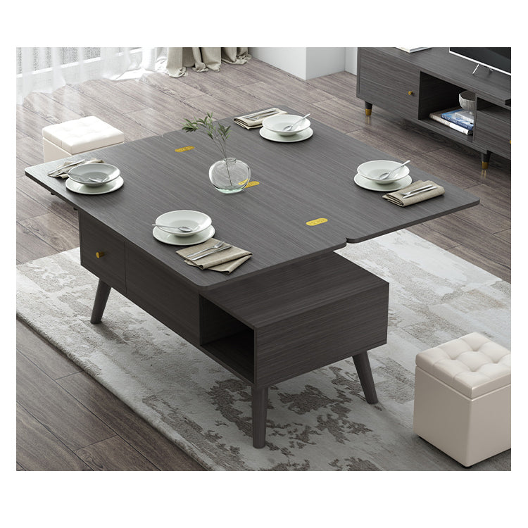 Elegant Rectangular Lift-Top Coffee Table with Storage - Modern Design for Livingroom hx-1566