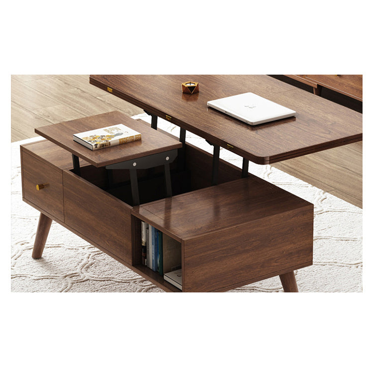 Elegant Rectangular Lift-Top Coffee Table with Storage - Modern Design for Livingroom hx-1566