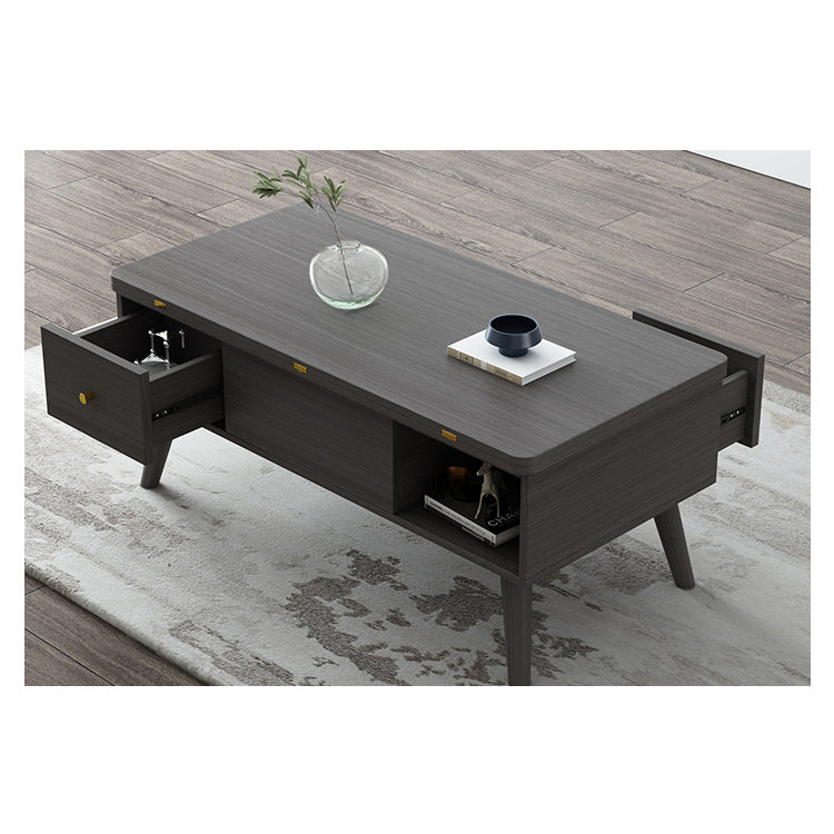 Elegant Rectangular Lift-Top Coffee Table with Storage - Modern Design for Livingroom hx-1566