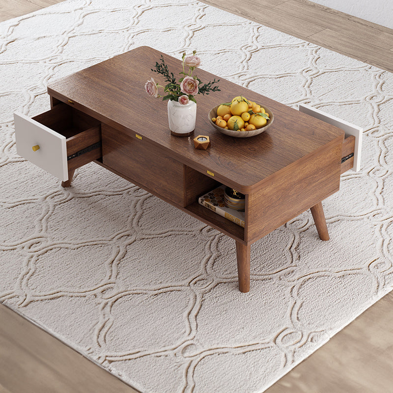 Elegant Rectangular Lift-Top Coffee Table with Storage - Modern Design for Livingroom hx-1566