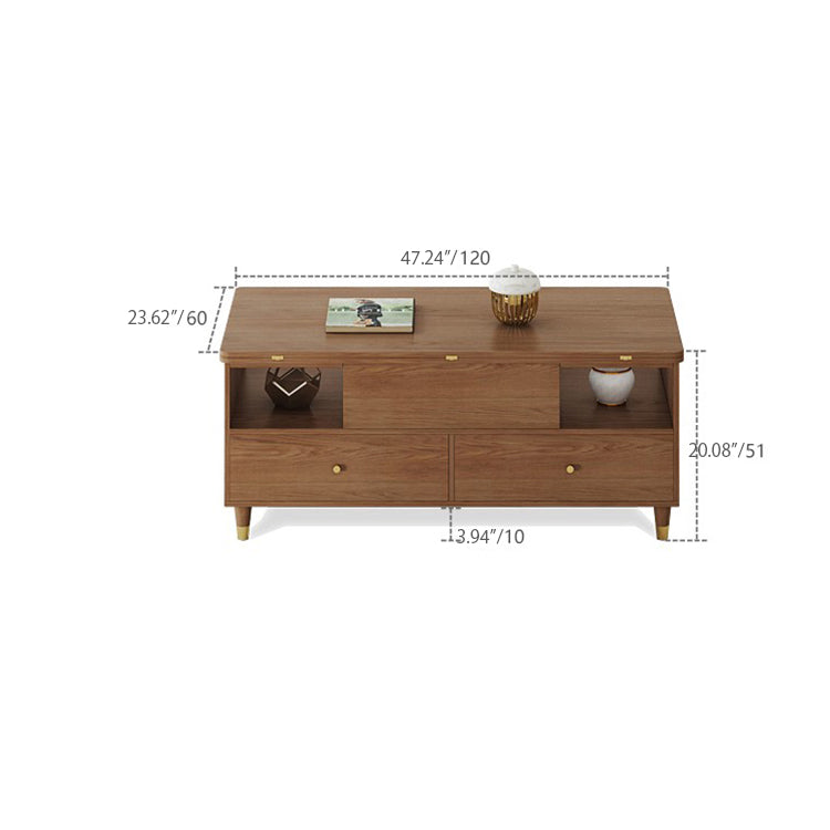 Modern Rectangular Lift-Top Coffee Table with Storage - Modern for Your LIvingroom hx-1569